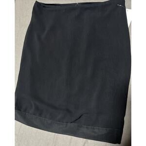 PJK Patterson J Kincaid Skirt Size XS Black Crepe Lined Pencil Style